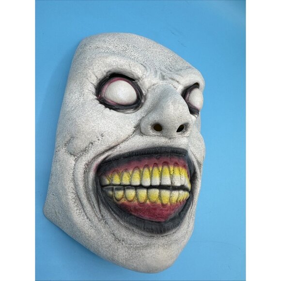 Horror Scary Exorcist Face Mask Demon Smile Halloween Cosplay Costume - Picture 3 of 4